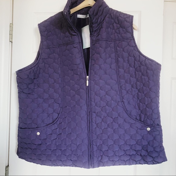 Keren Hart Jackets & Blazers - NWT KEREN HART Women’s Quilted Vest 2X Long/Tall
